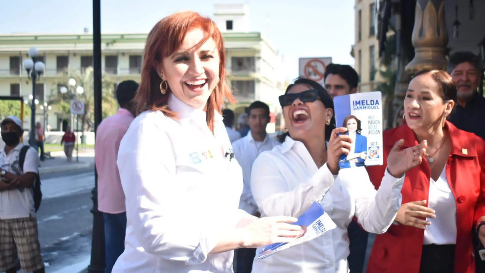 Imelda San Miguel, candidata a senadora recorre Tampico (2)